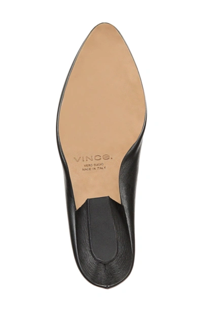 Shop Vince Vigo Mule In Black Leather