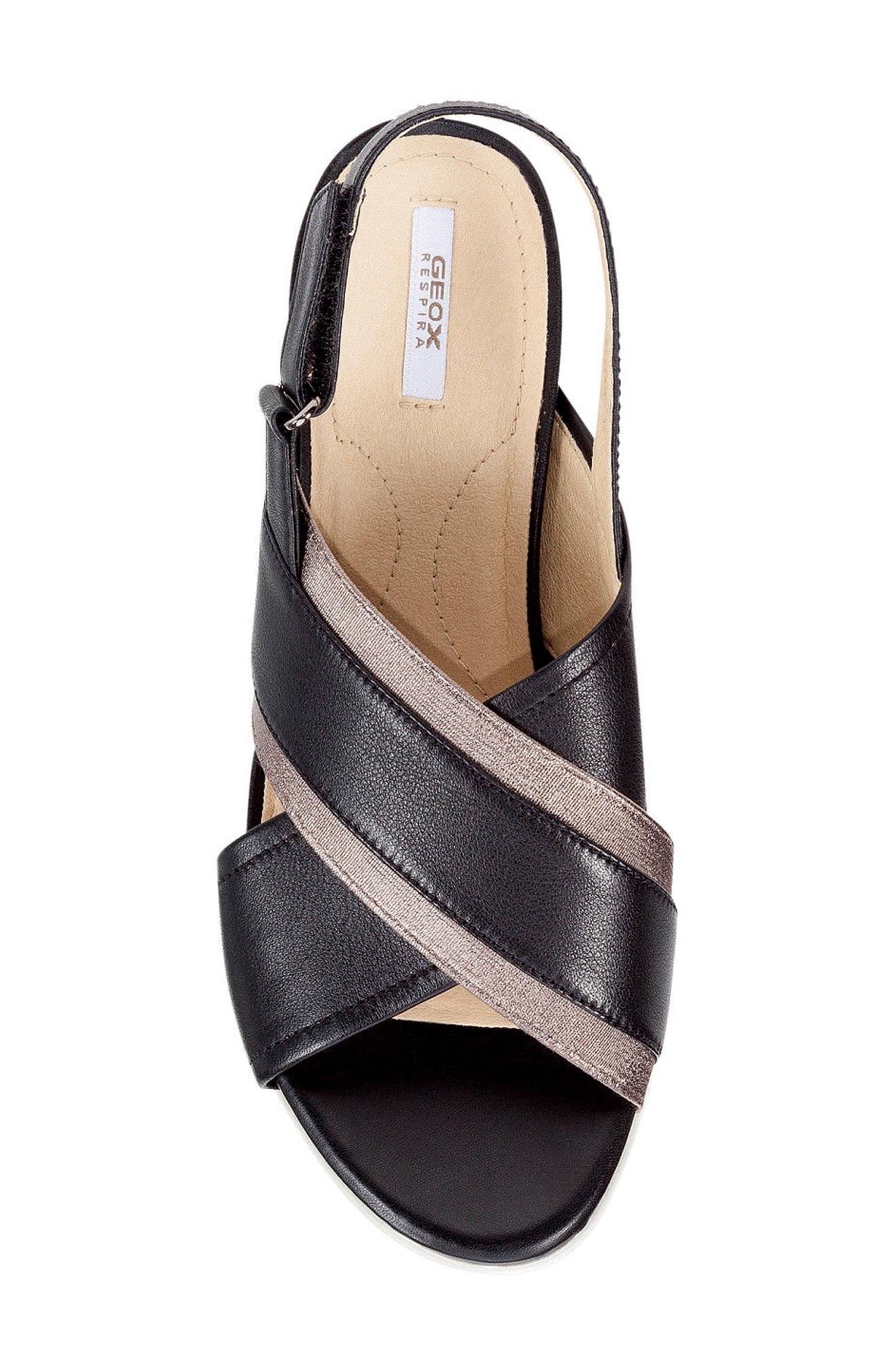 geox tan wedges