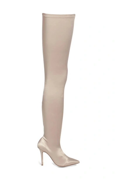 emne personlighed Strengt Tony Bianco Dene Thigh High Boot In Blonde Satin | ModeSens