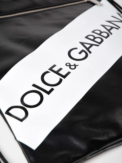 Shop Dolce & Gabbana Backpack Nylon In Hniblack