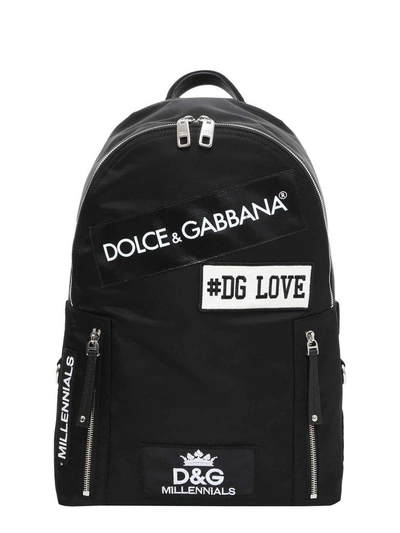 Shop Dolce & Gabbana Millennials Backpack In Nero