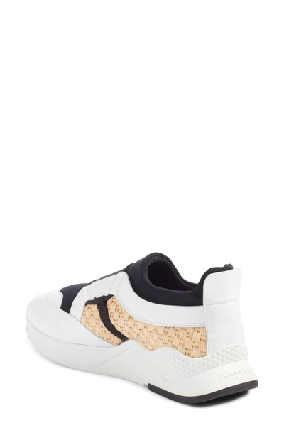 Shop Robert Clergerie Salvy Woven Sneaker In White/ Natural