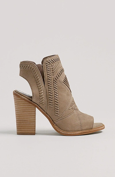 Shop Vince Camuto Karinta Block Heel Bootie In French Taupe