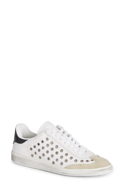 Shop Isabel Marant Grommet Sneaker In White