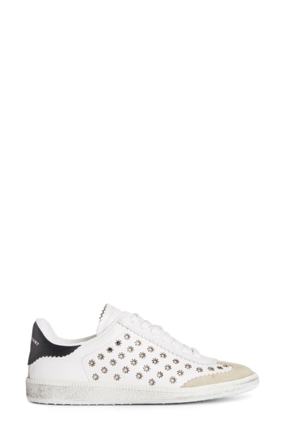 Shop Isabel Marant Grommet Sneaker In White