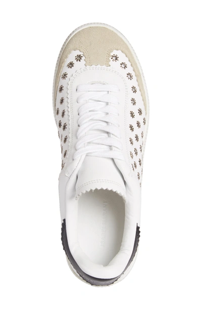 Shop Isabel Marant Grommet Sneaker In White