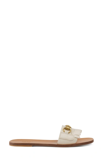 Shop Gucci Slide Sandal In White