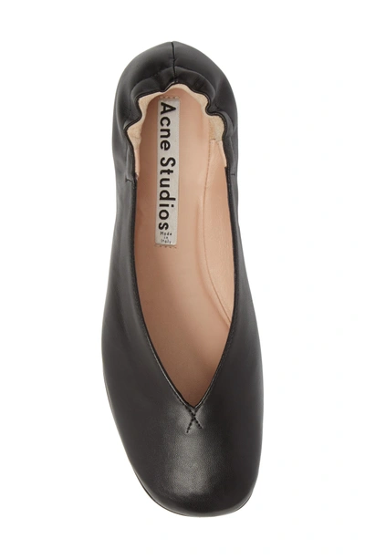 Shop Acne Studios Odry Flat In Black