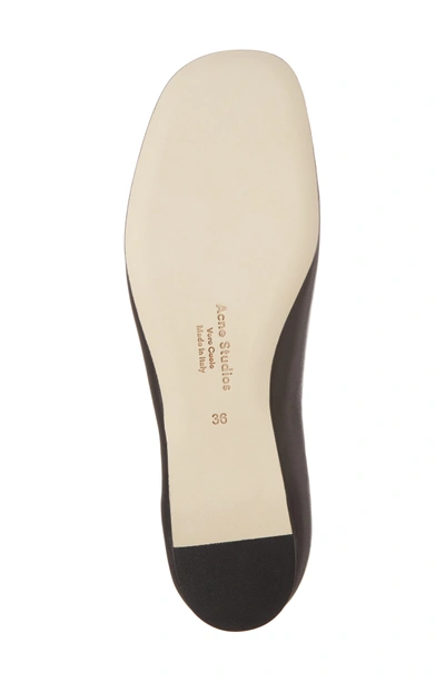 Shop Acne Studios Odry Flat In Black