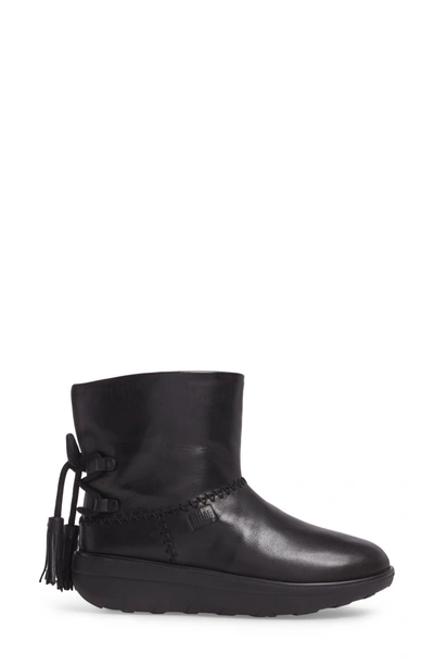 Shop Fitflop Mukluk Shorty Ii Boot With Genuine Shearling Lining In All Black