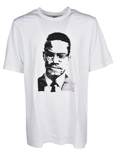 Shop Oamc Malcolm X T-shirt In White