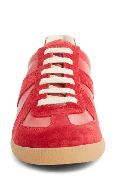 Shop Maison Margiela Replica Sneaker In Red/amber