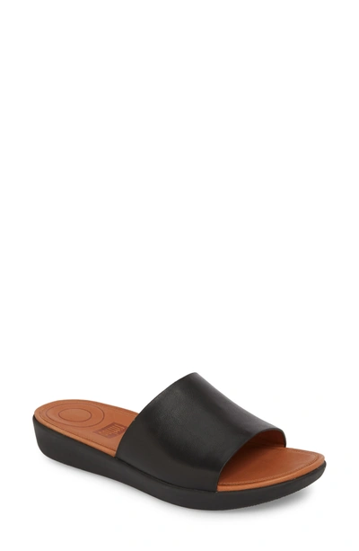 Shop Fitflop Sola Sandal In Black Leather