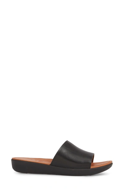Shop Fitflop Sola Sandal In Black Leather