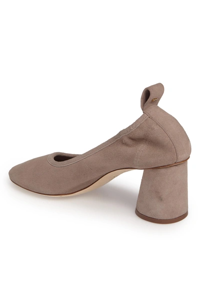 Shop Tory Burch Therese Statement Heel Pump In Duststorm