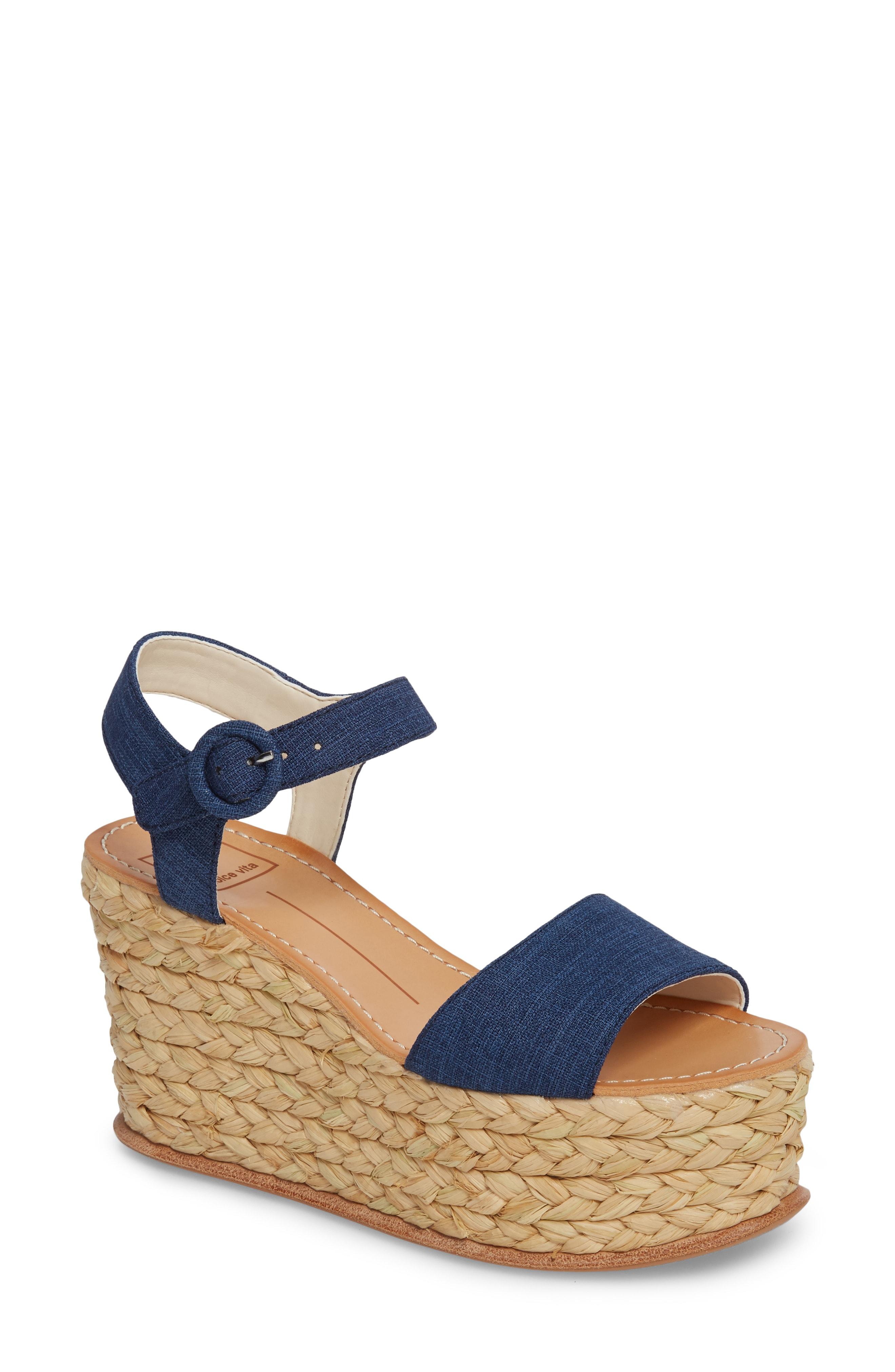 dolce vita dane espadrille wedge sandal