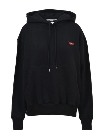 Shop Stella Mccartney No Smile No Service Hoodie In Black