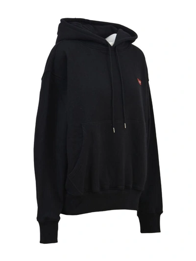 Shop Stella Mccartney No Smile No Service Hoodie In Black