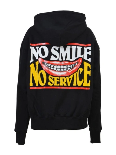 Shop Stella Mccartney No Smile No Service Hoodie In Black