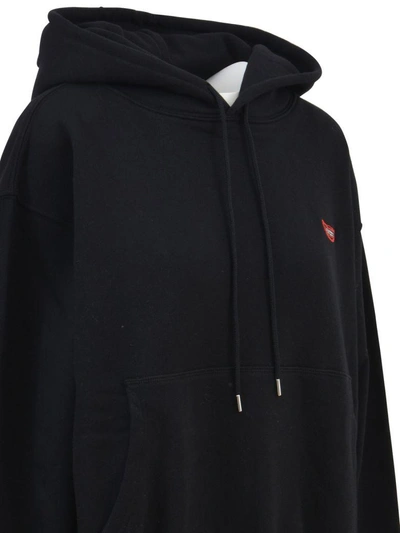 Shop Stella Mccartney No Smile No Service Hoodie In Black