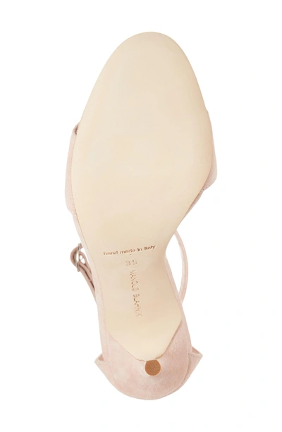 Shop Manolo Blahnik Tres Ankle Strap Sandal In Light Blush