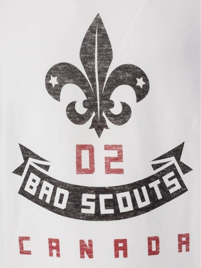 Shop Dsquared2 Bro Scouts Crest Print Sweatshirt