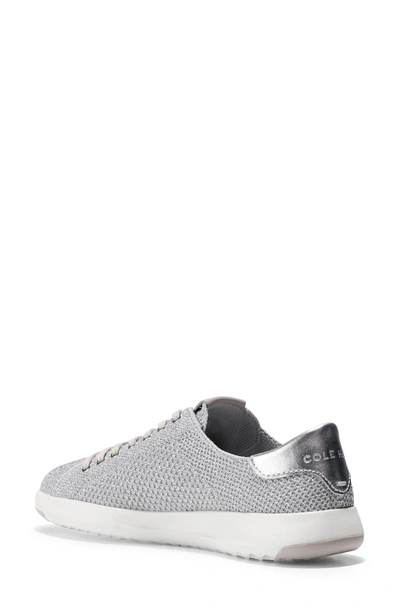Shop Cole Haan Grandpro Stitchlite Sneaker In Silver Fabric