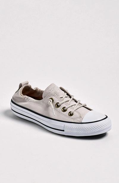 Shop Converse Chuck Taylor All Star Shoreline Peached Twill Sneaker In Wolf Grey/ White