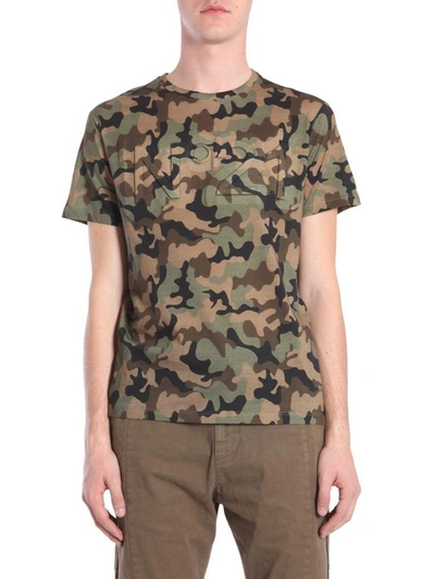 Shop N°21 Camouflage Printed T-shirt In Multicolor