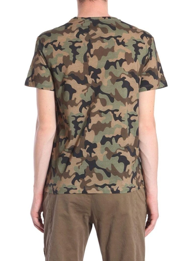 Shop N°21 Camouflage Printed T-shirt In Multicolor