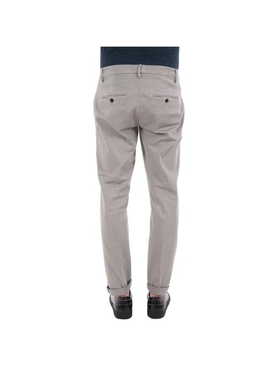 Shop Dondup Gaubert Trousers In Light Grey