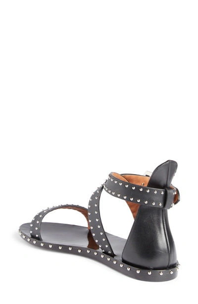 Shop Givenchy Elegant Strappy Studded Sandal In Black
