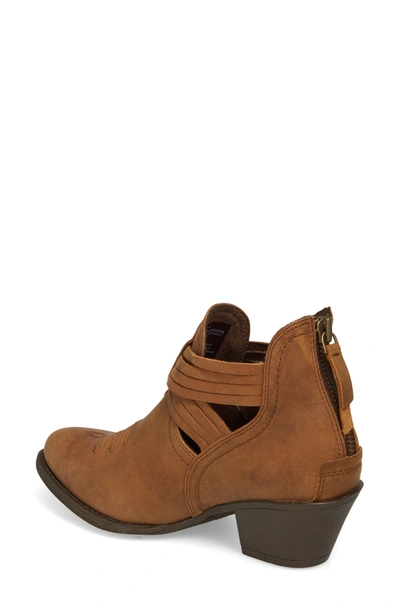 Shop Ariat Dulce Bootie In Tawny Leather