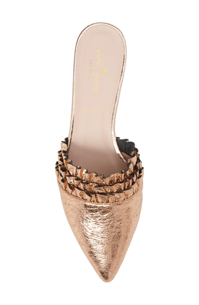 Shop Kate Spade Beatriz Loafer Flat In Rose Gold