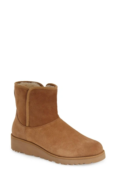 Shop Ugg Kristin - Classic Slim(tm) Water Resistant Mini Boot In Chestnut Suede