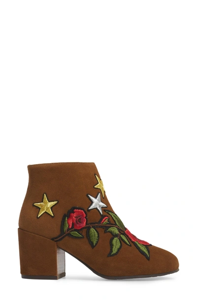 Shop Gentle Souls Blaise Patches Bootie In Walnut Suede