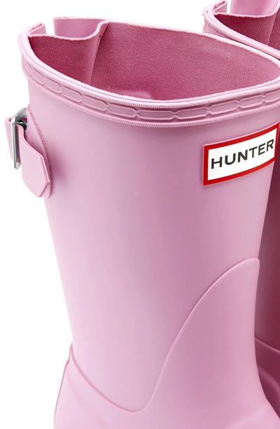 Shop Hunter Original Short Back Adjustable Rain Boot In Blossom