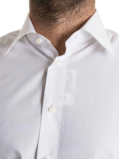 Shop G. Inglese G Inglese Cotton Shirt In White