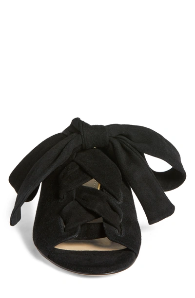 Shop Etienne Aigner Bermuda Sandal In Black Suede