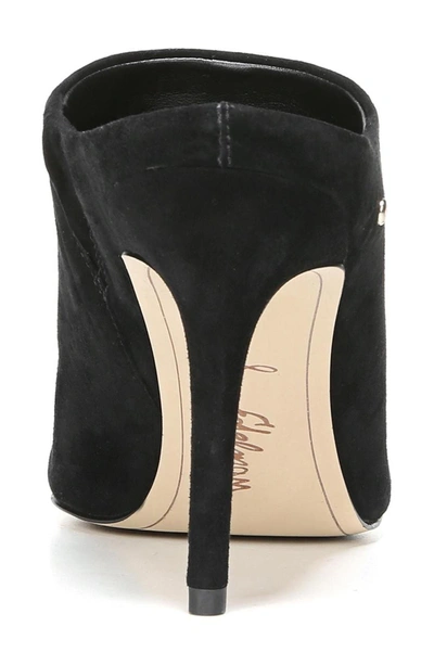 Shop Sam Edelman Oran Mule In Black Suede