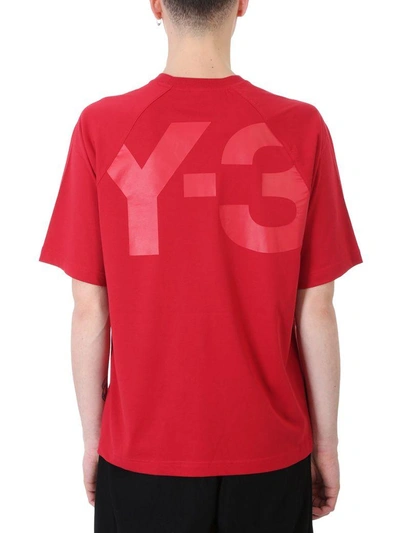 Shop Y-3 Red Cotton T-shirt