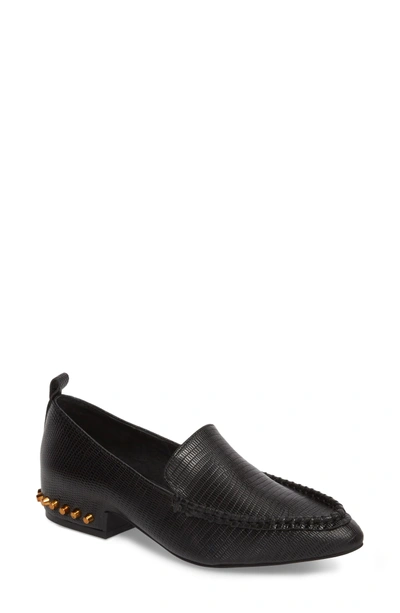 Jeffrey Campbell Barnett Studded In Gold Snake Black |