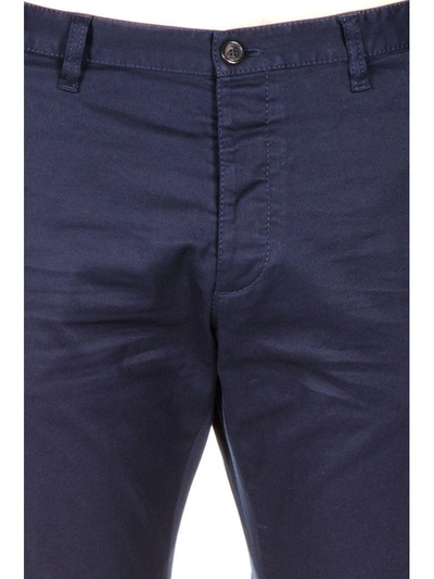 Shop Dsquared2 Cotton Trousers In Blue