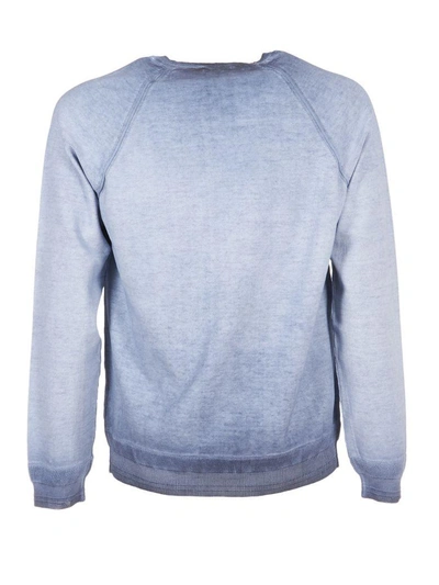 Shop Dondup Classic Sweatshirt In Light Blue