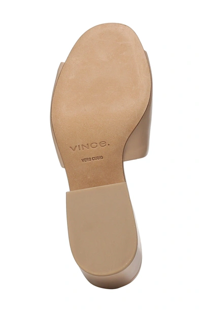 Shop Vince Karissa Open Toe Mule In Nude