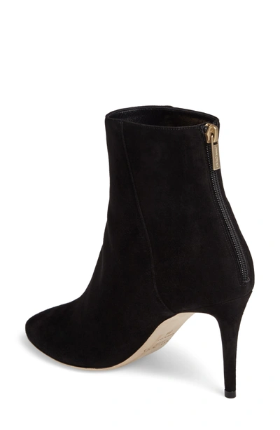 Shop Jimmy Choo Duke Bootie In Black Suede