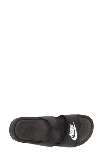Shop Nike 'benassi - Ultra' Slide Sandal In Black/ White