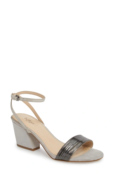 Shop Botkier Persi Chain Wraparound Sandal In Clay/ Gunmetal Suede