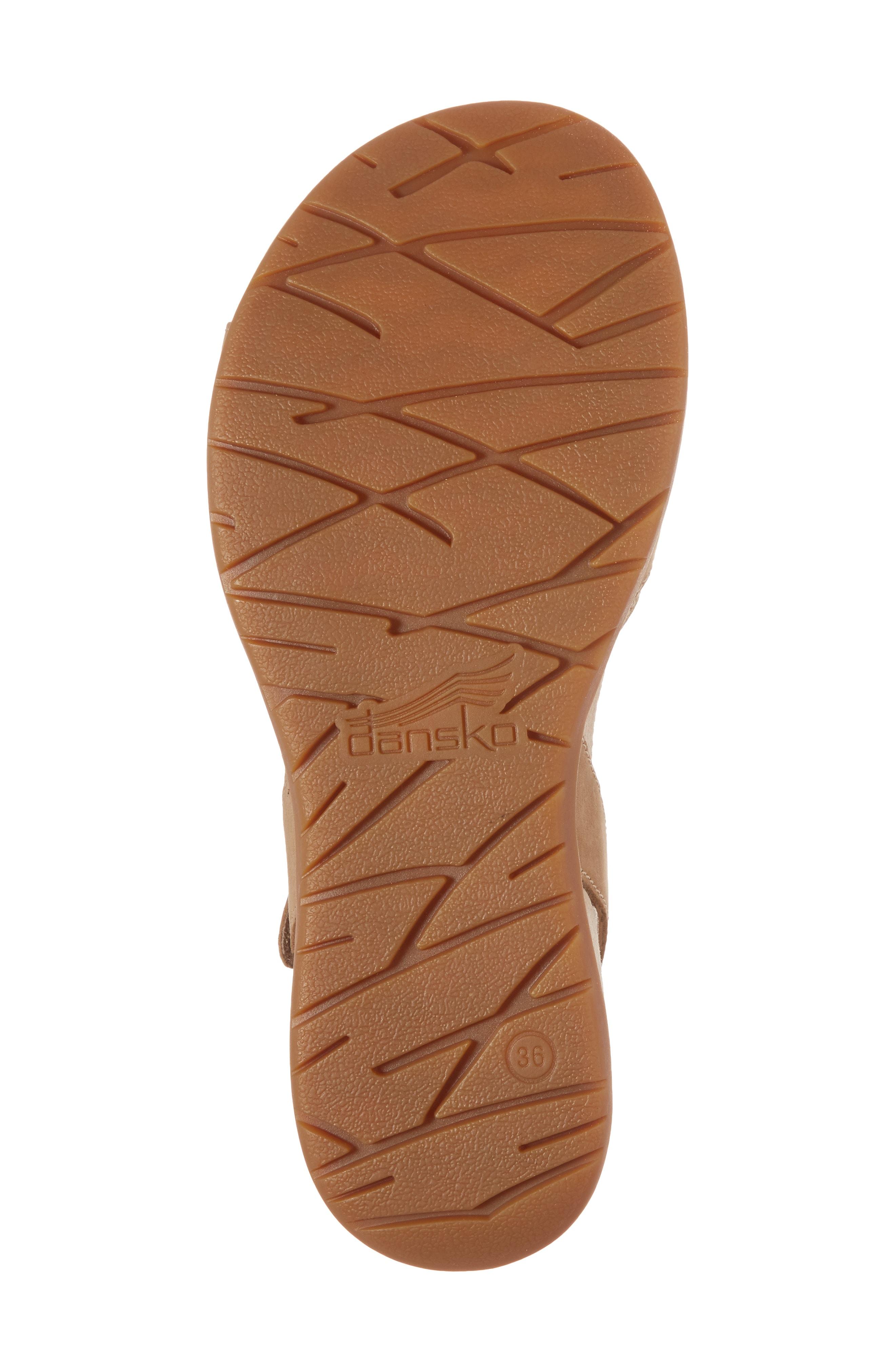 Dansko Blythe Sandal In Sand Milled Nubuck Leather | ModeSens