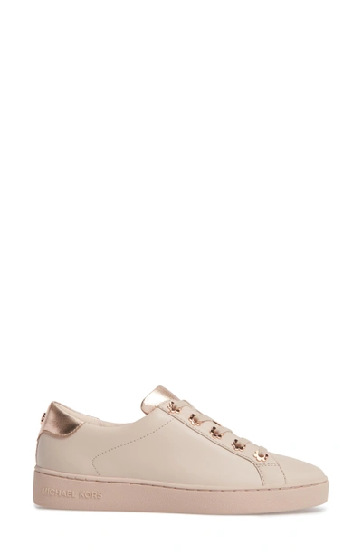 Shop Michael Michael Kors Irving Sneaker In Soft Pink